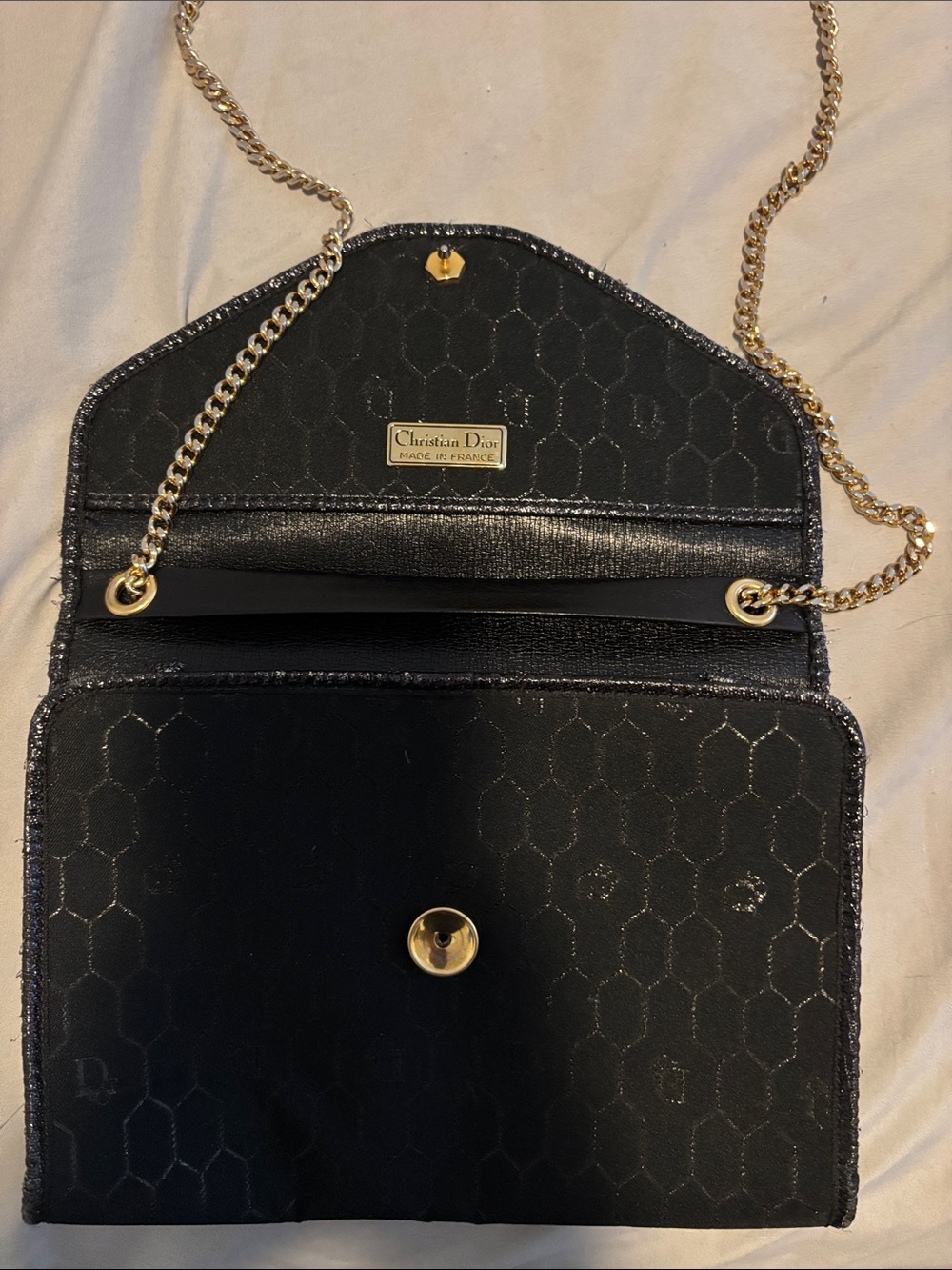 Christian Dior Vintage 30 Montaigne
Chain Cloth Shoulder/Clutch Bag
Honeycomb - Picture 11 of 11